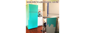 Sơn phục hồi lại máy lạnh, tủ lạnh và máy giặt cũ